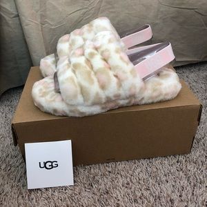 Ugg Fluff Yeah Panther Print